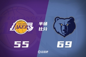 次節崩？湖人半場落后灰熊14分 東契奇復出19+5 小賈倫13分&5中5