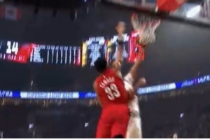 禁飛區(qū)！卡馬拉積極補防 大帽扇飛卡梅隆-約翰遜上籃