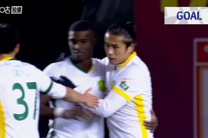 這次有效了！法比奧冷靜分球張玉寧替補破門，國安3-0亞泰