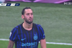 國米打破僵局！恰爾汗奧盧外圍遠射破門！德赫亞無能為力！