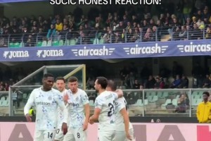 燙手燙手！實拍：澤林斯基超級世界波，慶祝時蘇契奇反應亮了